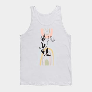 Abstract flower Tank Top